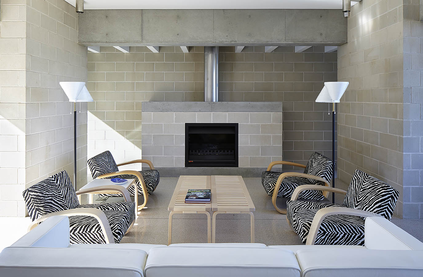 Porebski Architects | Gas Indoor Fireplace Design