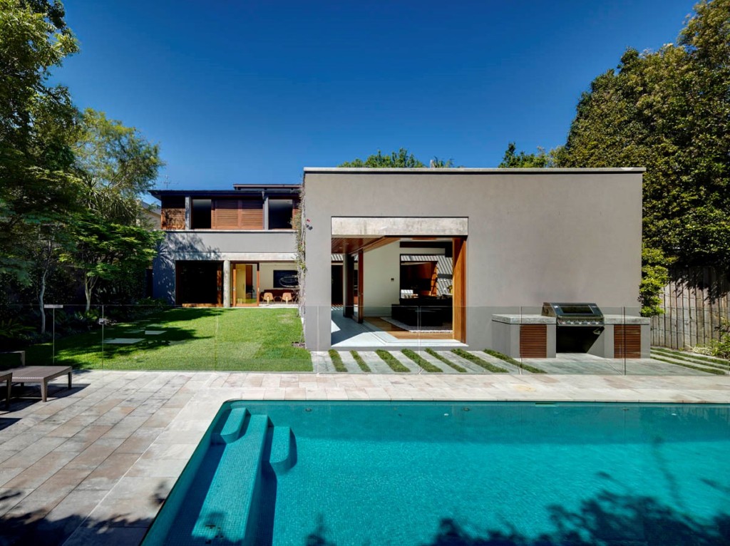 Bellevue Hill house – existing pool and surround was re-tiled